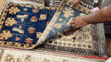 26500-Chobi Ziegler Hand-Knotted/Handmade Afghan Rug/Carpet Modern Authentic/Size: 3'2" x 1'7"