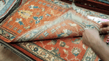 26512-Chobi Ziegler Hand-Knotted/Handmade Afghan Rug/Carpet Modern Authentic/Size: 3'2" x 2'0"