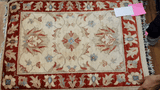 26517-Chobi Ziegler Hand-Knotted/Handmade Afghan Rug/Carpet Modern Authentic/Size: 3'0" x 2'0"
