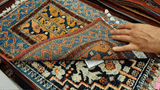 26535-Chobi Ziegler Hand-Knotted/Handmade Afghan Rug/Carpet Modern Authentic/Size: 2'0" x 1'3"