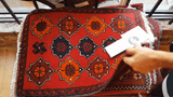 26599 - Khal Mohammad Afghan Hand-Knotted Authentic/Traditional/Rug/Size: 2'0" x 1'3"