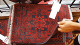 26600- Khal Mohammad Afghan Hand-Knotted Authentic/Traditional/Rug/Size: 2'0" x 1'3"