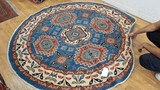 26639 - Kazak Hand-Knotted/Handmade Afghan Tribal/Nomadic Authentic/Size: 6'6" x 6'6"