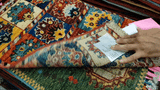 26662 - Chobi Hand-Knotted/Handmade Afghan Tribal/Nomadic Authentic/Size: 2'0" x 1'3"
