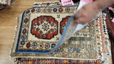 26666 -  Hand-knotted Contemporary Chobi Ziegler /Modern Carpet/Rug / Size: 2'0" x1'3"