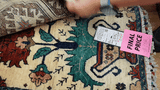 26672 -  Hand-knotted Contemporary Chobi Ziegler /Modern Carpet/Rug / Size: 2'0" x1'3"