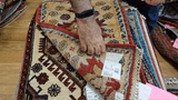 26680 -  Hand-knotted Contemporary Chobi Ziegler /Modern Carpet/Rug / Size: 2'0" x 1'3"