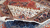 26698- Heriz Hand-Knotted/Handmade Persian Rug/Carpet Traditional/Authentic/Size: 10'2" x 7'3"