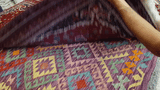 26740-Kayseri Hand-Knotted/Handmade Turkish Rug/Carpet Tribal/Nomadic Authentic/ Size: 6'6" x 3'6"