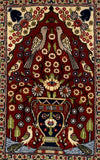26741-Sarough Hand-Knotted/Handmade Persian Rug/Carpet Traditional Authentic/ Size: 3'1"x 2'3"