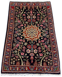 26752-Sarough Hand-Knotted/Handmade Persian Rug/Carpet Traditional Authentic/ Size: 3'7"x 2'4"