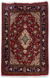 26754-Sarough Hand-Knotted/Handmade Persian Rug/Carpet Traditional Authentic/ Size: 3'7"x 2'7"