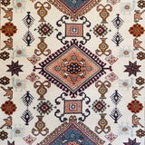 26758-Hamadan Hand-Knotted/Handmade Persian Rug/Carpet Tribal/Nomadic Authentic/ Size: 6'4" x 4'7"