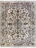 26765-Kashan Hand-Knotted/Handmade Persian Rug/Carpet Traditional/Authentic/Size: 4'11" x 3'1" /150cm x 94cm/(DYE RUN AS IS )