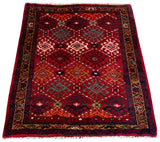 26785-Hamadan Hand-Knotted/Handmade Persian Rug/Carpet Tribal/Nomadic Authentic/ Size: 2'8" x 2'5"