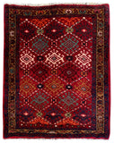 26785-Hamadan Hand-Knotted/Handmade Persian Rug/Carpet Tribal/Nomadic Authentic/ Size: 2'8" x 2'5"