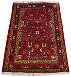 26797-Sarough Hand-Knotted/Handmade Persian Rug/Carpet Traditional Authentic/ Size: 3'1"x 2'3"