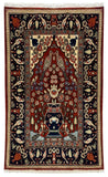 26819-Sarough Hand-Knotted/Handmade Persian Rug/Carpet Traditional Authentic/ Size: 3'1"x 2'0"