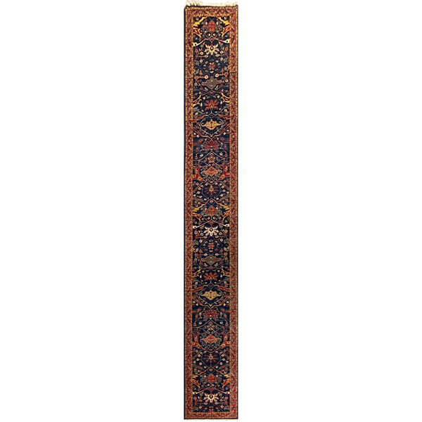 26898- Royal Chobi Ziegler Afghan Hand-Knotted Contemporary/Traditional/Size: 21'0" x 2'7"/640cm x 79cm