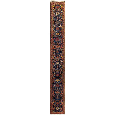 26898- Royal Chobi Ziegler Afghan Hand-Knotted Contemporary/Traditional/Size: 21'0" x 2'7"/640cm x 79cm