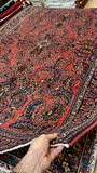 27037-Sarough Hand-Knotted/Handmade Persian Rug/Carpet Traditional Authentic/ Size: 6'7"x 4'3"/201cm x 130cm