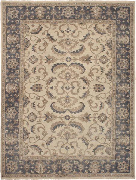 27179- Royal Ushak Hand-Knotted/Handmade Indian Rug/Carpet Traditional/Authentic/Size: 12'1" x 9'2"/368cm x 279cm