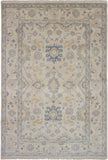 26845- Royal Ushak Hand-Knotted/Handmade Indian Rug/Carpet Traditional/Authentic/Size: 8'11" x 6'2"