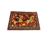 27187-Kashan Hand-Knotted/Handmade Persian Rug/Carpet Traditional/Authentic/Size: 3'3" x 2'2" /100cm x 66cm