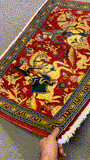 27188-Kashan Hand-Knotted/Handmade Persian Rug/Carpet Traditional/Authentic/Size: 3'3" x 2'2" /100cm x 66cm