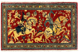 27188-Kashan Hand-Knotted/Handmade Persian Rug/Carpet Traditional/Authentic/Size: 3'3" x 2'2" /100cm x 66cm