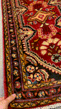 27191-Hamadan Hand-Knotted/Handmade Persian Rug/Carpet Tribal/Nomadic Authentic/ Size: 4'1" x 2'2"/126cm x 66cm