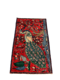 27192-Hamadan Hand-Knotted/Handmade Persian Rug/Carpet Tribal/Nomadic Authentic/ Size: 4'4" x 2'8"/131cm x 81cm