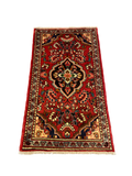 27193-Hamadan Hand-Knotted/Handmade Persian Rug/Carpet Tribal/Nomadic Authentic/ Size: 4'8" x 2'7"/142cm x 78cm