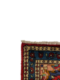 27194-Hamadan Hand-Knotted/Handmade Persian Rug/Carpet Tribal/Nomadic Authentic/ Size: 4'5" x 2'5"/135cm x 74cm