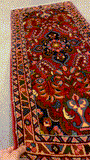 27195-Hamadan Hand-Knotted/Handmade Persian Rug/Carpet Tribal/Nomadic Authentic/ Size: 5'3" x 2'4"/159cm x 70cm