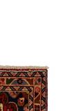 27195-Hamadan Hand-Knotted/Handmade Persian Rug/Carpet Tribal/Nomadic Authentic/ Size: 5'3" x 2'4"/159cm x 70cm