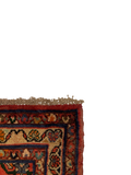 27196-Hamadan Hand-Knotted/Handmade Persian Rug/Carpet Tribal/Nomadic Authentic/ Size: 4'10" x 2'6"/148cm x 77cm