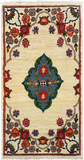 27197-Hamadan Hand-Knotted/Handmade Persian Rug/Carpet Tribal/Nomadic Authentic/ Size: 5'0" x 2'7"/153cm x 79cm