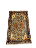 27199- Tabriz Persian Hand-knotted Carpet Authentic/Traditional Carpet/Rug/Size: 3'6" x 2'2"/107cm x 66cm