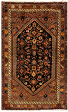27200-Bidjar Hand-Knotted/Handmade Persian Rug/Carpet Traditional/ Authentic/ Size: 4'2"x 2'6"/127cm x 77cm