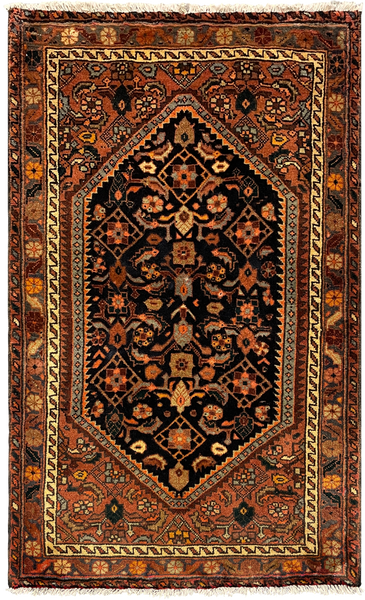 27200-Bidjar Hand-Knotted/Handmade Persian Rug/Carpet Traditional/ Authentic/ Size: 4'2"x 2'6"/127cm x 77cm