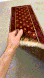 27202- Royal Balutch Persian Hand-knotted Authentic/Nomadic/Tribal Rug/Carpet/ Size: 7'1" x 1'10"/215cm x 57cm