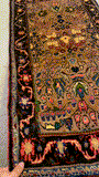 27206-Hamadan Hand-Knotted/Handmade Persian Rug/Carpet Tribal/Nomadic Authentic/ Size: 5'3" x 2'6"/159cm x 75cm
