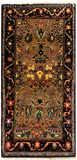 27206-Hamadan Hand-Knotted/Handmade Persian Rug/Carpet Tribal/Nomadic Authentic/ Size: 5'3" x 2'6"/159cm x 75cm