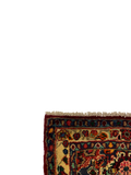 27212-Hamadan Hand-Knotted/Handmade Persian Rug/Carpet Tribal/Nomadic Authentic/ Size:3'5" x 2'6"/104cm x 75cm