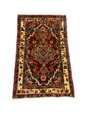 27212-Hamadan Hand-Knotted/Handmade Persian Rug/Carpet Tribal/Nomadic Authentic/ Size:3'5" x 2'6"/104cm x 75cm