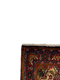 27213-Hamadan Hand-Knotted/Handmade Persian Rug/Carpet Tribal/Nomadic Authentic/ Size: 3'6" x 2'2"/106cm x 65cm