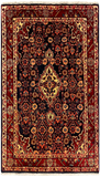 27214-Hamadan Hand-Knotted/Handmade Persian Rug/Carpet Tribal/Nomadic Authentic/ Size: 3'6" x 2'0"/106cm x 61cm