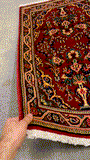 27216-Hamadan Hand-Knotted/Handmade Persian Rug/Carpet Tribal/Nomadic Authentic/ Size: 3'2" x 2'0"/97cm x 60cm
