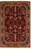 27216-Hamadan Hand-Knotted/Handmade Persian Rug/Carpet Tribal/Nomadic Authentic/ Size: 3'2" x 2'0"/97cm x 60cm